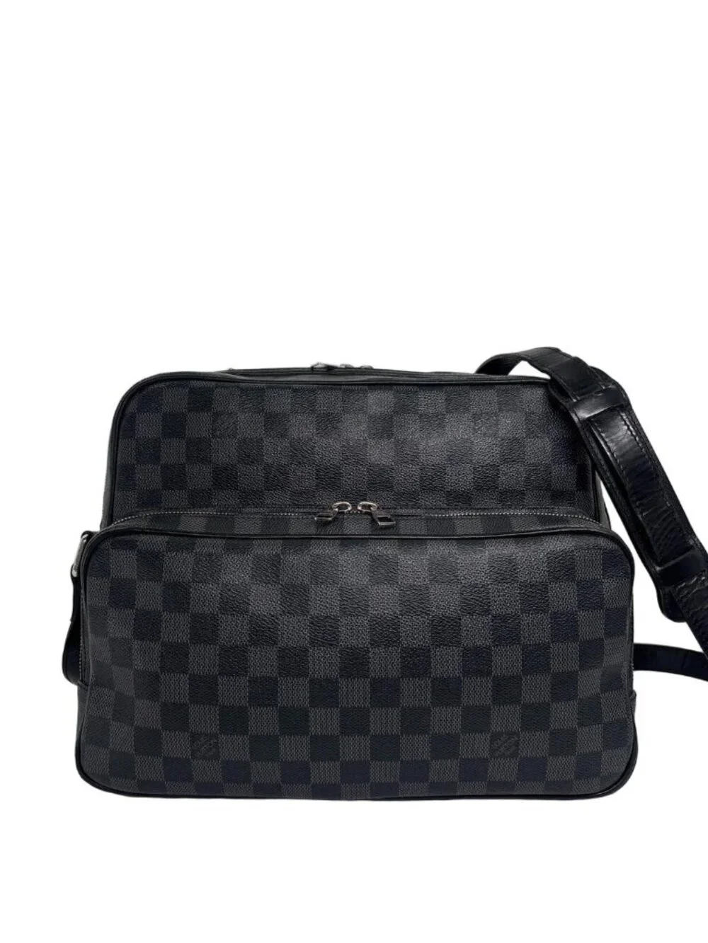 Louis Vuitton Damier Graphite Io Shoulder Bag Black